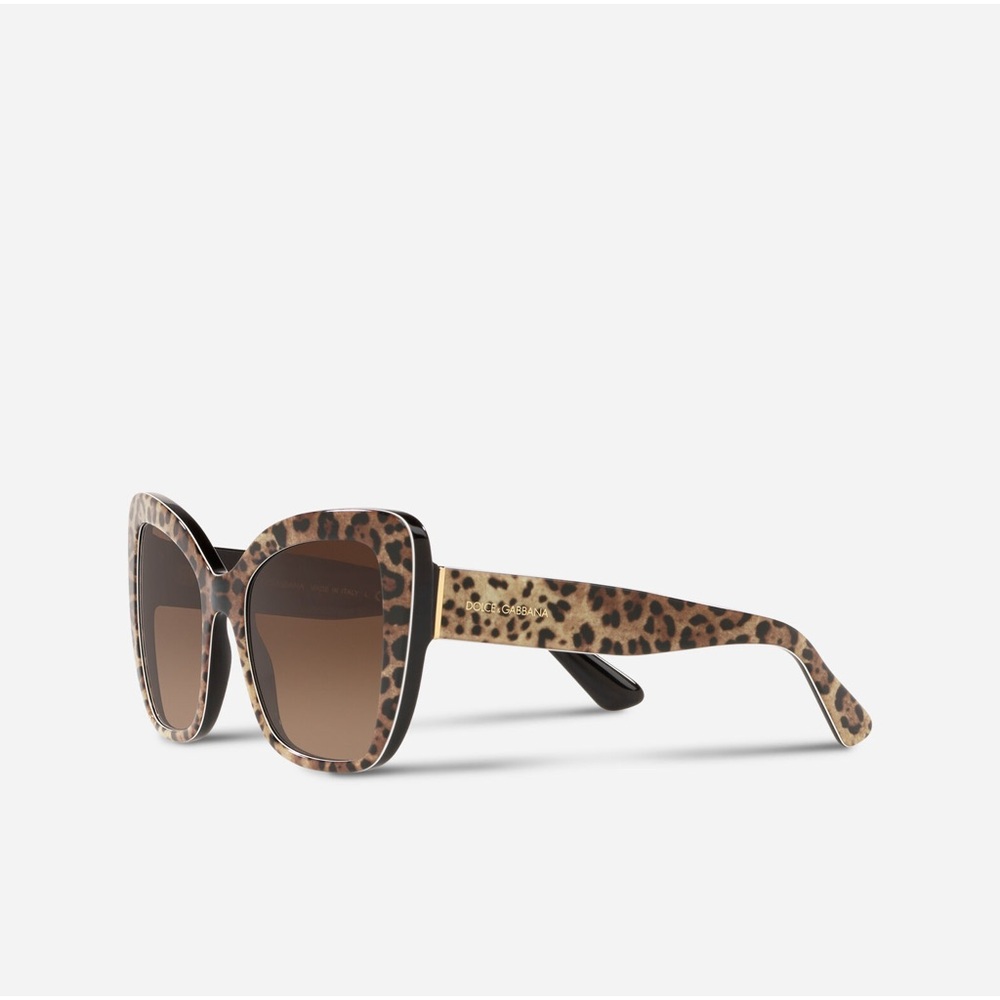 DOLCE & GABBANA Leopard Print Sunglasses - Picture 3 of 15